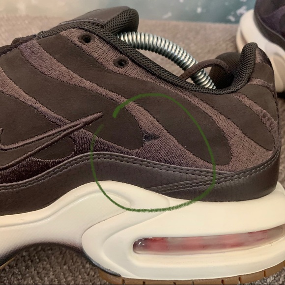 NEW Nike Air Max Plus EF Velvet Brown Sail Sneaker - Picture 7 of 9